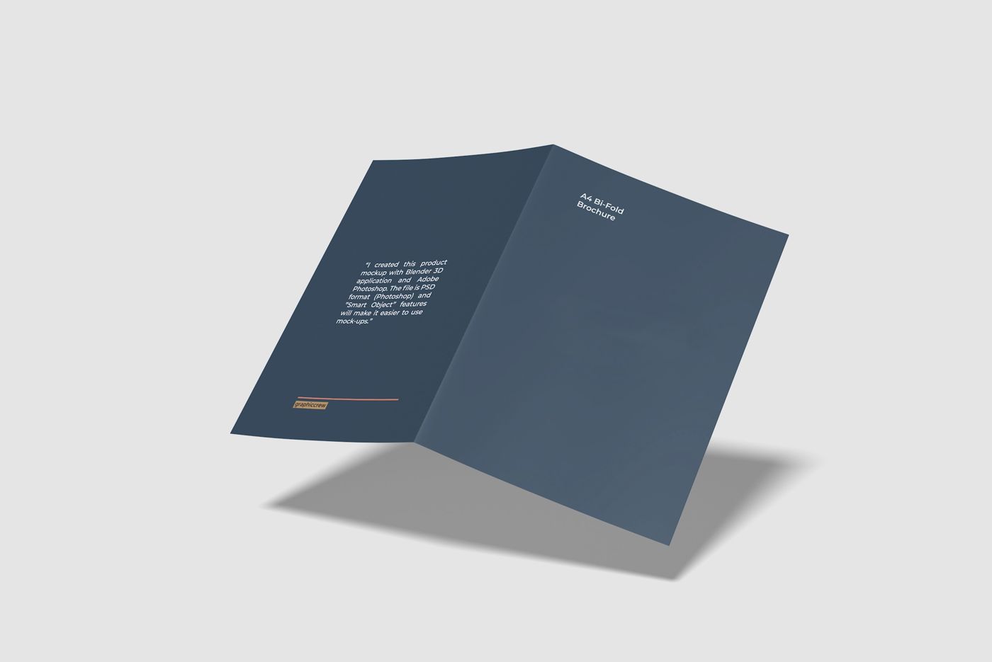 Folder drukwerk met vouw Folder drukwerk met vouw